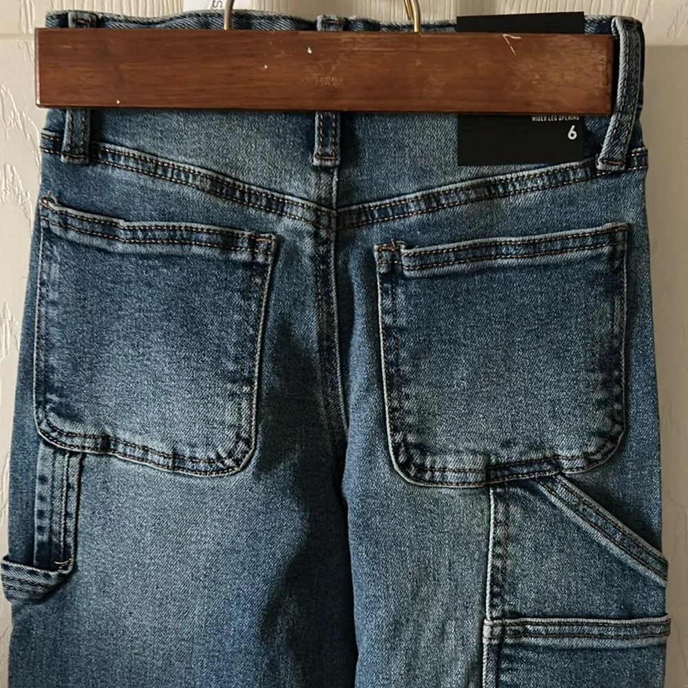 Lazer Skater Boys Kids Carpenter Jeans Size 6 Back to School‎ Fall Denim NWT